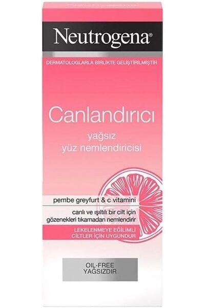 Neutrogena Refreshingly Clear (Pembe Greyfurt ve C Vitamini) Nemlendirici Yüz...