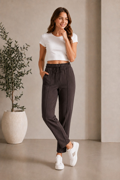 Dream Style Trousers - Brown - Bubble skirt
