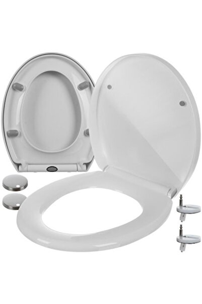 Ruhhy Toilet seat, silent closing, detachable, universal, 44 x 37 cm, polypro...
