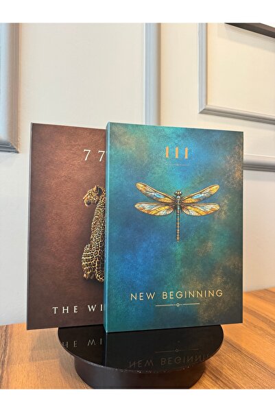NAHİTA ATELİER 11 & 777 Manifest Dekoratif Kitap Kutu Seti – New Beginning / ...