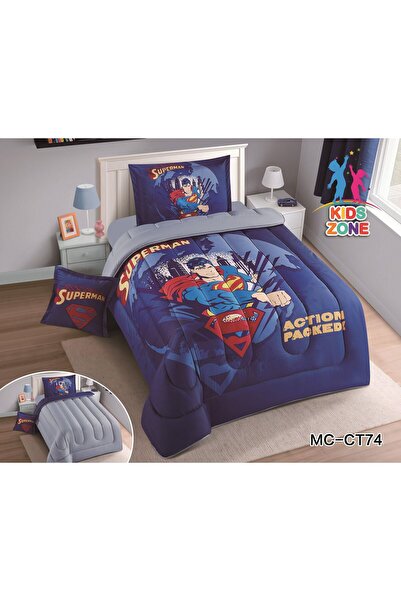 BIET ALMAFROSHAT Single Quilt Set with Children's Patterns, Consisting of 4 P...