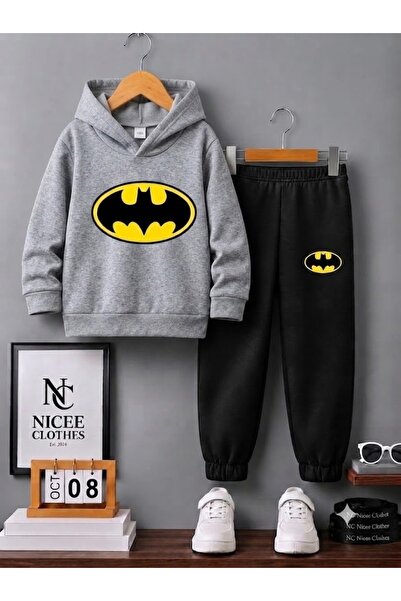 Leto Lykia Sweatsuit Sets - Gray - Plain