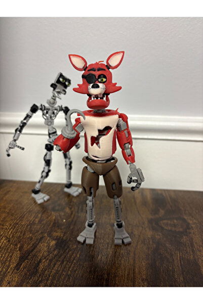 Lagom FNAF Foxy Hareketli Eklemli Figür - Kancalı & Göz Bantlı Dummy 13 İskel...