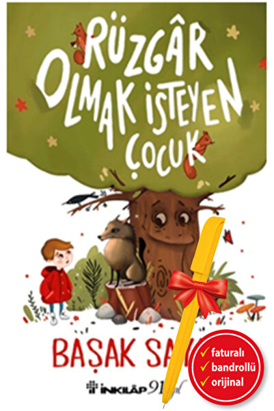İnkılap Kitabevi Alfa Kalem+Rüzgar Olmak İsteyen Çocuk (Başak Sayan)Çocuk Hik...
