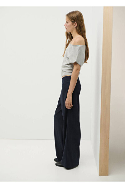 Mango Teen Çizgili pantolon