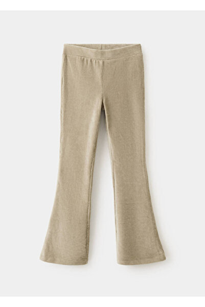 MANGO Kids Kadife flare tayt