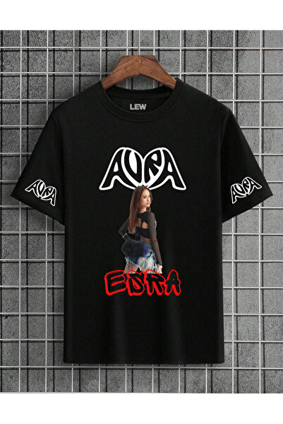 lovver Aura Group Esra Aslı Special Design Premium Print 100% βαμβακερό μπλου...
