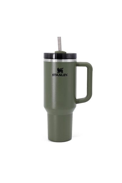 Stanley Quencher H2.O Flowstate Travel 10-12552-71 Pipetli Termos 1,18 L Yeşil