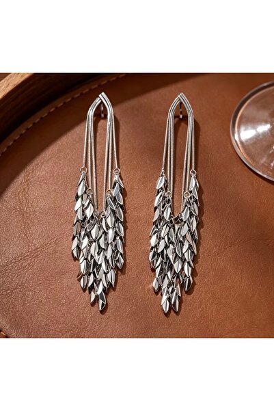 1PARÇAMAVİ Steel Earrings - Silver-colored