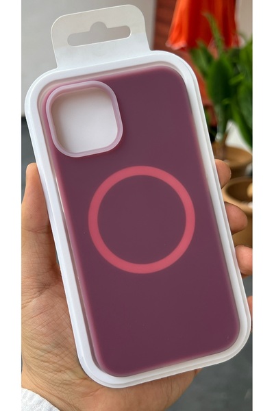 EDELFU iPhone 13 / 14 Uyumlu - (MagSafe), Yumuşacık Pastel Mat Doku, (içi Kad...