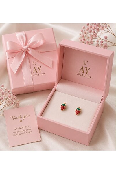 XUPING JEWELRY antialerjik çilek küpe