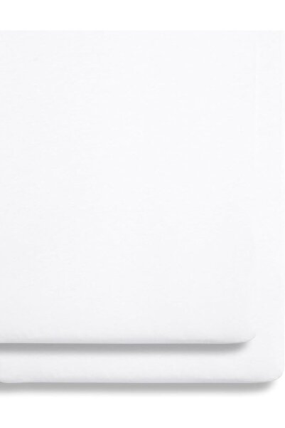 GENERAL Ready-Made Baby Bed Sheet Set 44X80 cm - White - Light, Breathable & ...