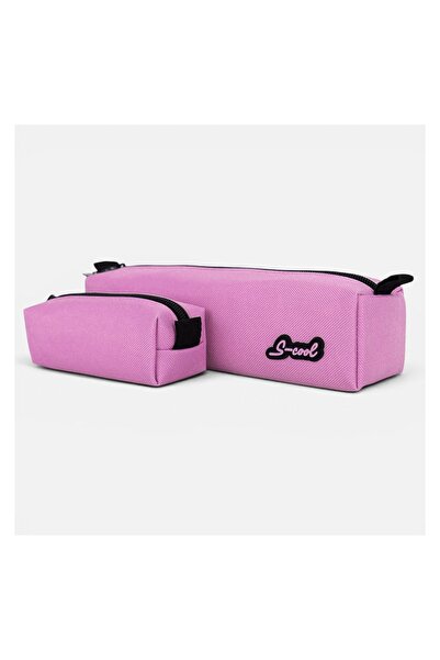 OEM Penar tub adolescenți pentru școală, negru, model rotund, 11.5x5x4cm – co...