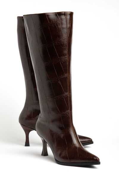 CHICELLA Knee-High Boots - Brown - Stylish/Night