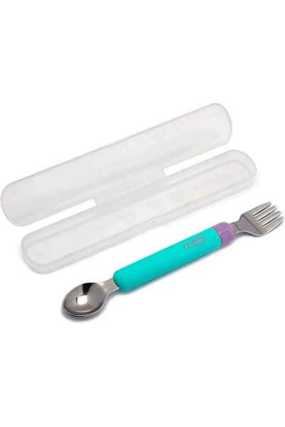 meliinista melii Travel Utensils for Babies & Children (Blue & Purple)