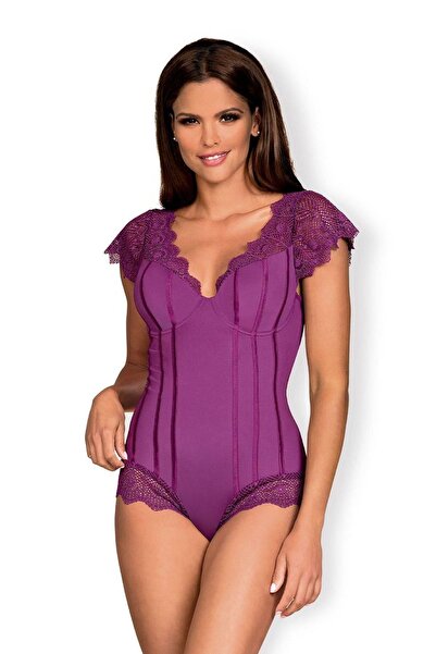 obsessive Lenjerie - Body mov Moketta L/XL