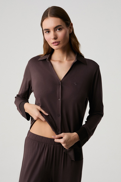 Penyemood Pajama Tops - Multicolor - Plain