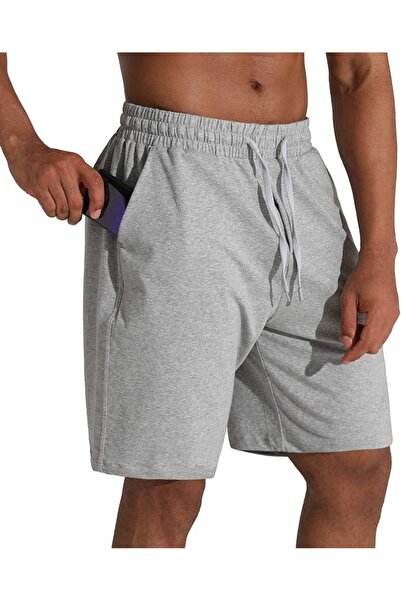 GENERAL The Gym People Men's Lounge Shorts with Deep Pockets Loose Fit Jersey...