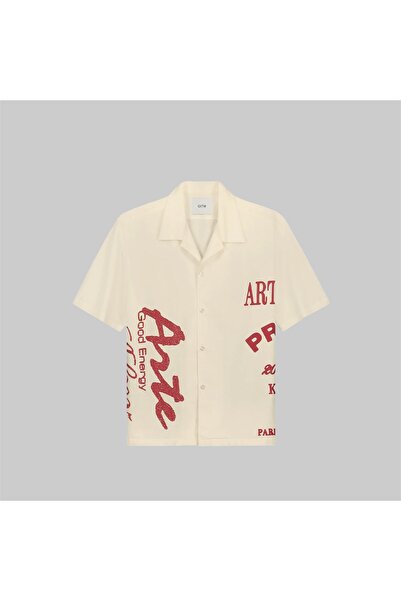 Arte Antwerp Κόκκινο εμπριμέ πουκάμισο Μ