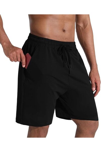 GENERAL The Gym People Men's Lounge Shorts with Deep Pockets Loose Fit Jersey...