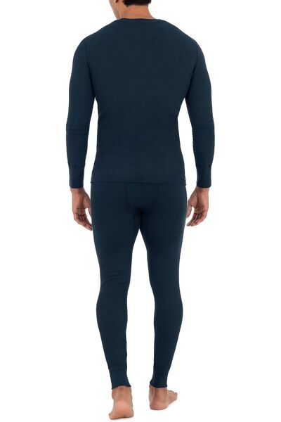 Fruit of the loom Fruit of the Loom Men's Recycled Cotton Interlock Underwear Pajama Set (Top & Bottom)