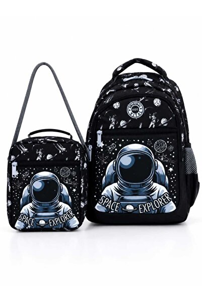 a v d a Astronot Uzay Galaxy İlkokul Ortaokul Sırt Çantası Seti Sırt Çantası ...
