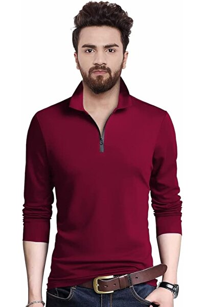GENERAL Iboolger Regular Fit Cotton Fabric Button Collar Placket Closure Men'...