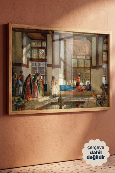 Persona Istanbul John Frederick Lewis "A Lady Receiving Visitors" - Oryantali...