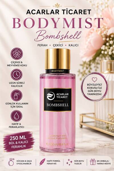 Acarlar Ticaret Vücut Spreyi 250 Ml Bombshell