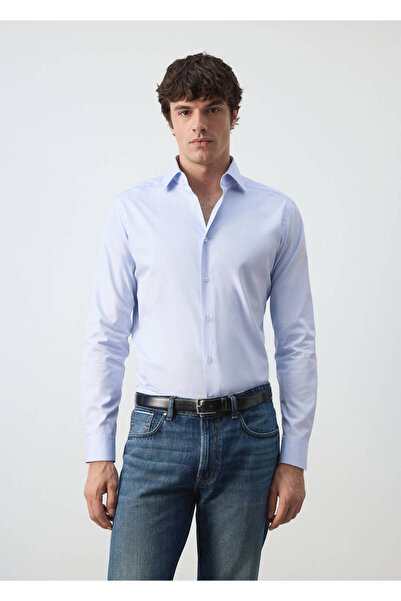 MANGO Man %100 pamuklu slim fit gömlek