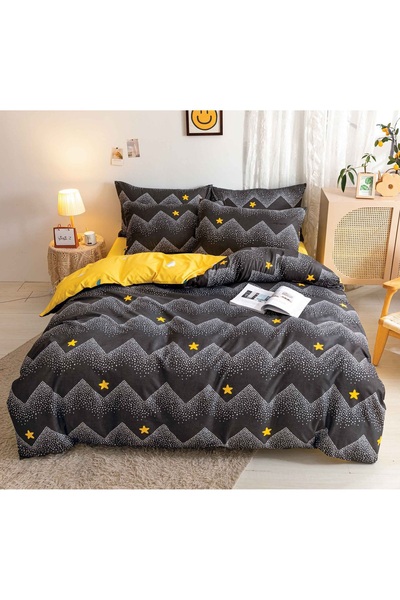 CHIRASO Double Bedding Sets - Black - Flat