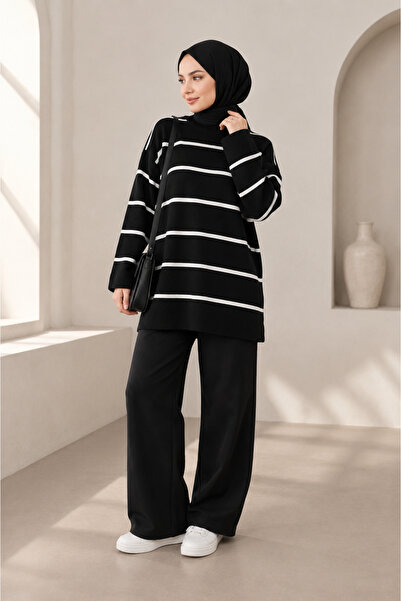 KAREL BUTİK Plus Size Tunics - Black - Oversize