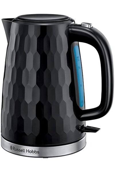 RUSSELL HOBBS Honeycomb Black Kettle bouilloire 1,7 L 2400 W siyah