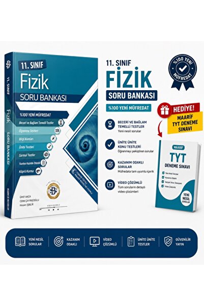Bilgi Sarmal Yayınları BİLGİ SARMAL 2027 11.SINIF FİZİK SORU BANKASI GÜNCEL M...