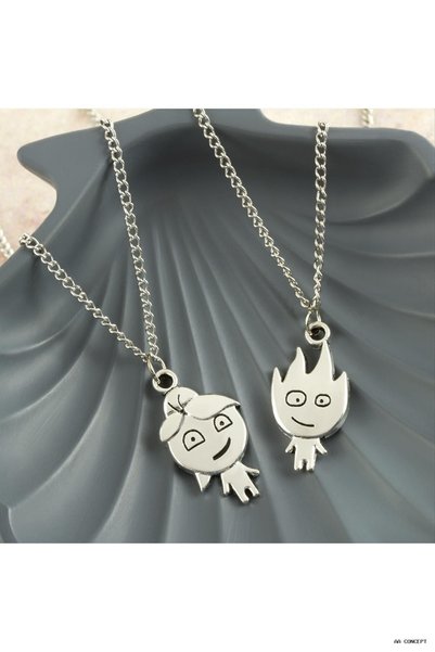 ZERO LAND CONCEPTA Boyfriend and Girlfriend Necklace - Matching Necklace Set ...