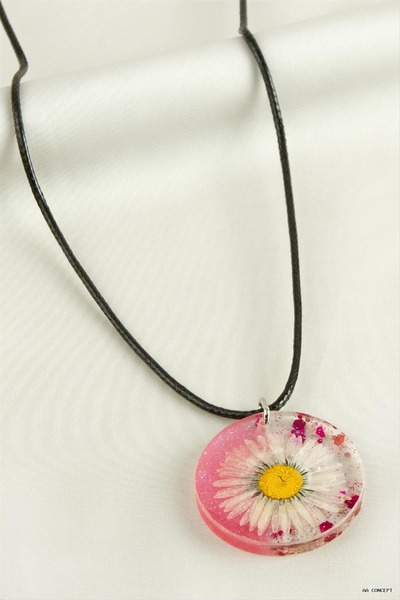 ZERO LAND Concepta Daisy Epoxy (204513) Necklace Pink