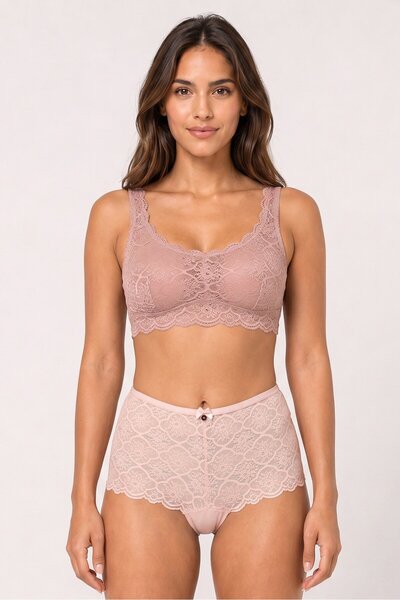 NANETTE LEPORE Women 3 Pcs Textured Lace BoyShort, Multicolor
