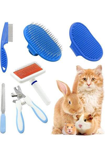 Crafterlife Crafterlife Small Pet Grooming Kit with Slicker Brush, Massage Gl...