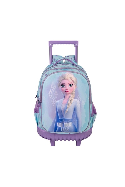 OEM Ghiozdan troler clase primare, roz, model Frozen, troler – spațios, comod...