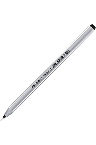 Pensan Triball Ballpoint Pen Black 12-Pack