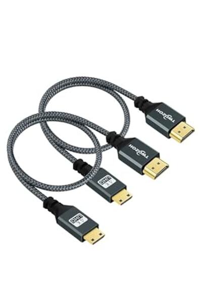 GENERAL توزوه كيبل HDMI صغير طويل الى HDMI بطول 7.5 متر، 4K 60Hz عالي السرعة ...