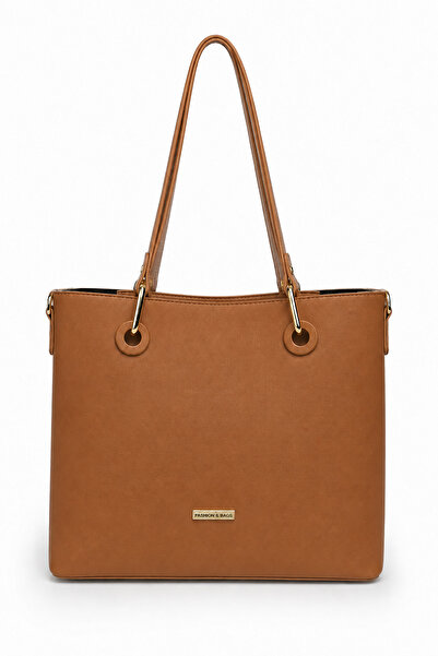 Krista Bell Shoulder Bags - Brown - Faux leather