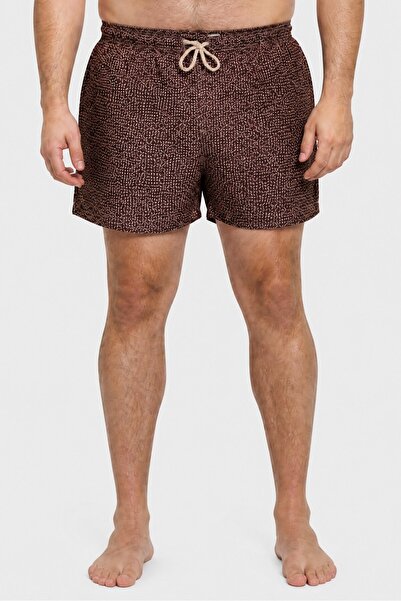 Brave Soul Men Allover Print Board Shorts, Multicolor