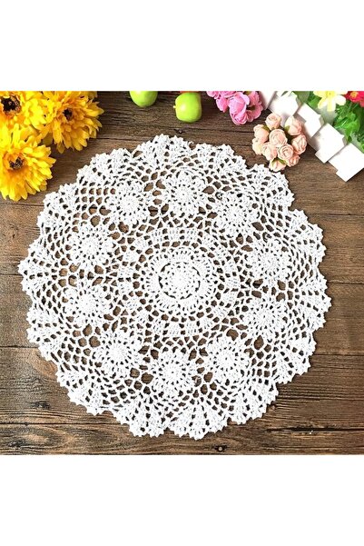 SYOSI Tablecloths, Hollow Crochet Tablecloth, Hollow Crochet Lace Tablecloth,...