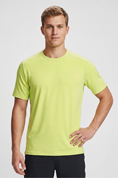 Under Armour Men Fitted Short Sleeve Training T-Shirt, Lime Green