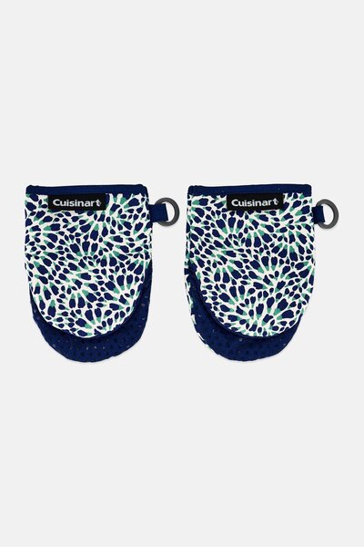 Cuisinart 1 Pair Allover Print Silicone Oven Mitts, Multicolor