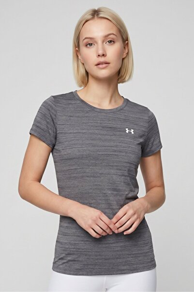 Under Armour Women Loose Fit Short Sleeve Training T-Shirt, Grey