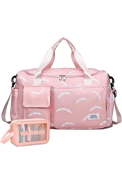 GENERAL Women's Small Weekender Workout Sports Gym Duffel Tote Travel Bag wit...