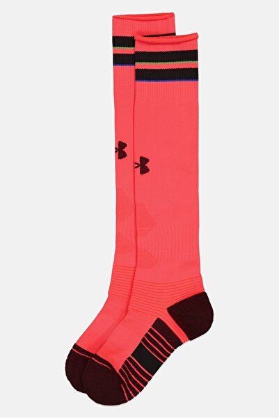 Under Armour Kids Boy Brand Logo Crew Socks, Coral