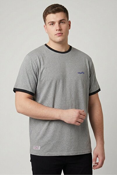 Tokyo Laundry Men Crew Neck Short Sleeve Heather T-Shirt, Sage Green